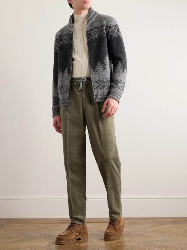 Ribbed Cashmere Sweater - OU Ribbed Cashmere Sweater - OU