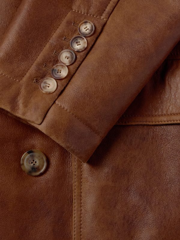 Double-Breasted Shearling Peacoat - E1 Double-Breasted Shearling Peacoat - E1