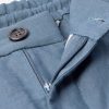 Straight-Leg Pleated Linen Suit Trousers - E1 Straight-Leg Pleated Linen Suit Trousers - E1