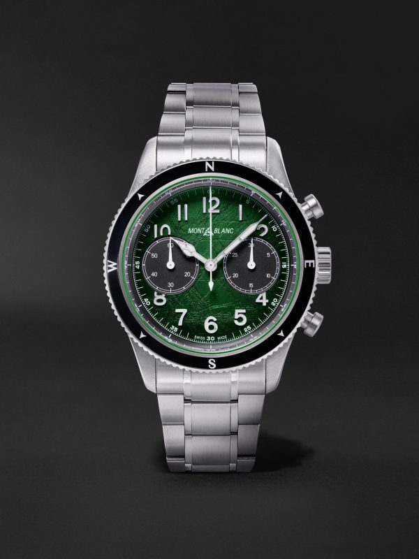 1858 0 Oxygen Automatic Chronograph 42mm Stainless Steel Watch, Ref. No. 133298 1858 0 Oxygen Automatic Chronograph 42mm Stainless Steel Watch, Ref. No. 133298