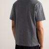 Logo-Flocked Cotton-Jersey T-Shirt - BK