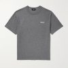 Logo-Flocked Cotton-Jersey T-Shirt