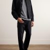 Logo-Flocked Cotton-Jersey T-Shirt - OU