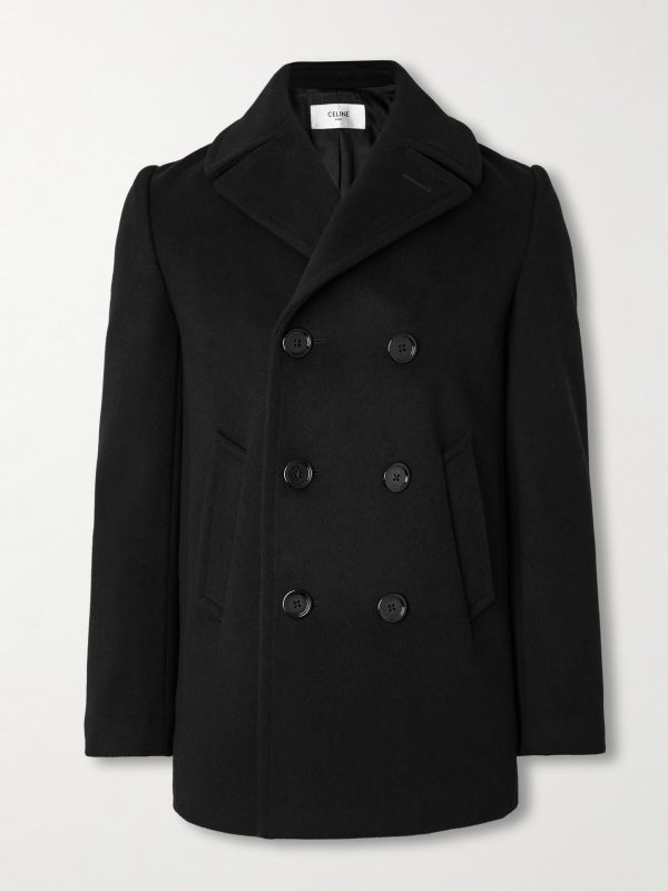 Slim-Fit Double-Breasted Cashmere Coat Slim-Fit Double-Breasted Cashmere Coat