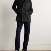 Slim-Fit Double-Breasted Cashmere Coat - OU Slim-Fit Double-Breasted Cashmere Coat - OU