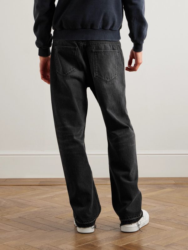 Wesley Straight-Leg Distressed Jeans - BK