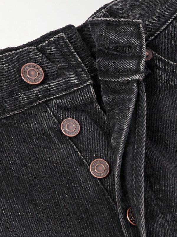 Wesley Straight-Leg Distressed Jeans - E1