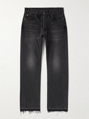 Wesley Straight-Leg Distressed Jeans