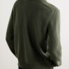 Triomphe Slim-Fit Logo-Embroidered Wool and Cashmere-Blend Sweater - BK Triomphe Slim-Fit Logo-Embroidered Wool and Cashmere-Blend Sweater - BK