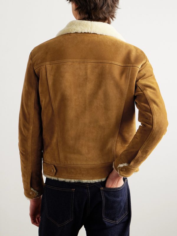 Shearling Trucker Jacket - BK Shearling Trucker Jacket - BK