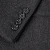 Slim-Fit Double-Breasted Pinstriped Brushed Wool-Twill Suit Jacket - CU