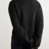 Logo-Embroidered Ribbed Wool Half-Zip Sweater - BK Logo-Embroidered Ribbed Wool Half-Zip Sweater - BK