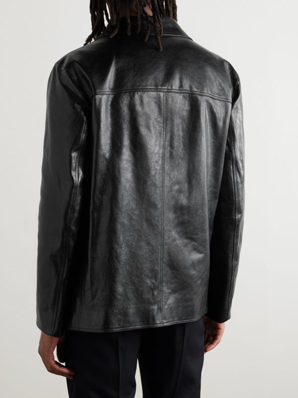 Waxed-Leather Jacket - BK Waxed-Leather Jacket - BK