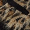 Cropped Leopard-Print Mohair-Blend Cardigan - E1