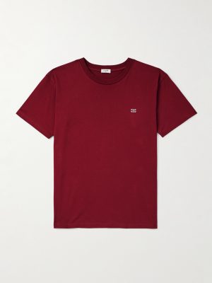 Logo-Embroidered Cotton-Jersey T-Shirt Logo-Embroidered Cotton-Jersey T-Shirt