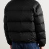 Quilted Logo-Jacquard Nylon Down Jacket - BK Quilted Logo-Jacquard Nylon Down Jacket - BK