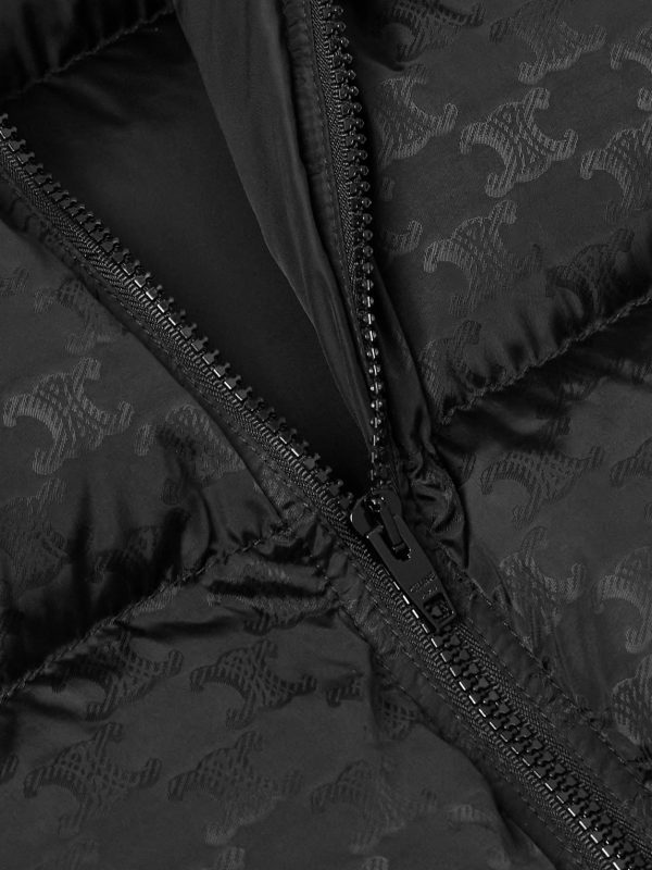 Quilted Logo-Jacquard Nylon Down Jacket - CU Quilted Logo-Jacquard Nylon Down Jacket - CU