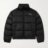 Quilted Logo-Jacquard Nylon Down Jacket Quilted Logo-Jacquard Nylon Down Jacket