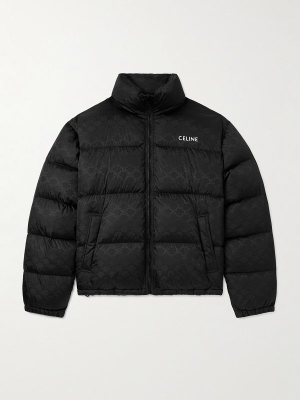 Quilted Logo-Jacquard Nylon Down Jacket Quilted Logo-Jacquard Nylon Down Jacket