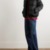 Quilted Logo-Jacquard Nylon Down Jacket - OU Quilted Logo-Jacquard Nylon Down Jacket - OU