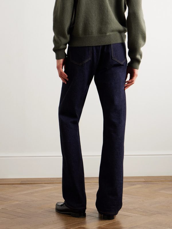 Kurt Slim-Fit Straight-Leg Selvedge Jeans - BK Kurt Slim-Fit Straight-Leg Selvedge Jeans - BK