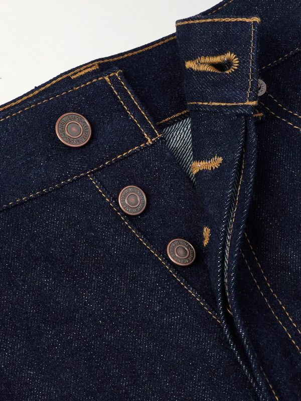 Kurt Slim-Fit Straight-Leg Selvedge Jeans - E1 Kurt Slim-Fit Straight-Leg Selvedge Jeans - E1