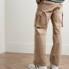 Straight-Leg Twill Cargo Trousers - BK