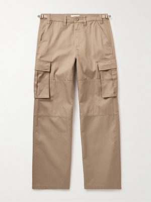 Straight-Leg Twill Cargo Trousers Straight-Leg Twill Cargo Trousers