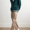 Straight-Leg Twill Cargo Trousers - OU