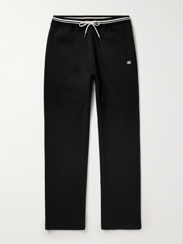 Straight-Leg Striped Jersey Sweatpants Straight-Leg Striped Jersey Sweatpants