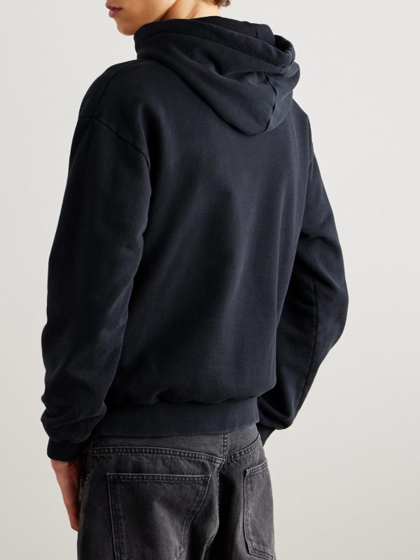 Logo-Print Cotton-Jersey Hoodie - BK