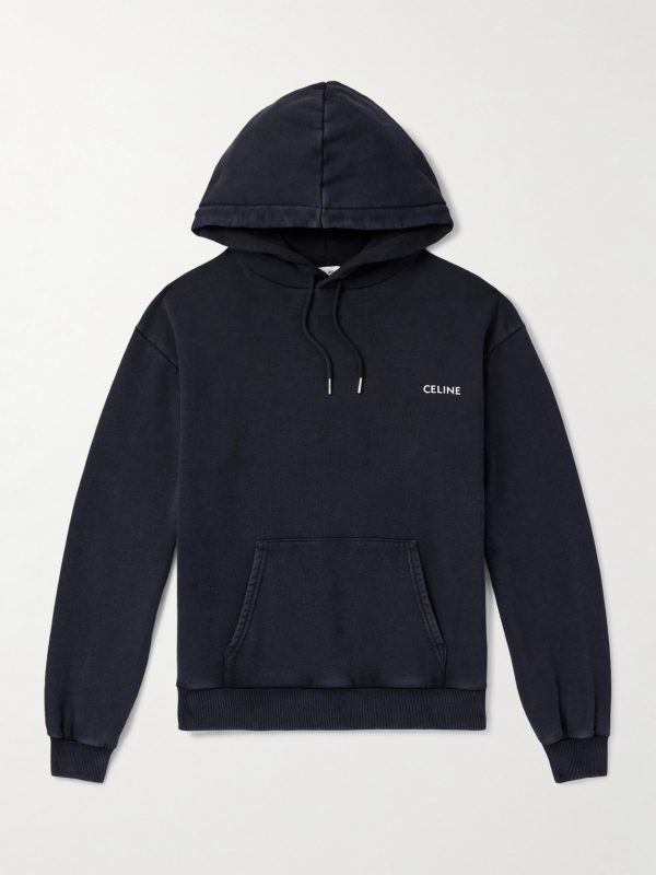 Logo-Print Cotton-Jersey Hoodie