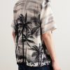 Hawaii Camp-Collar Printed Silk Crepe de Chine Shirt - BK Hawaii Camp-Collar Printed Silk Crepe de Chine Shirt - BK
