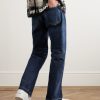 Wesley Straight-Leg Distressed Jeans - BK Wesley Straight-Leg Distressed Jeans - BK