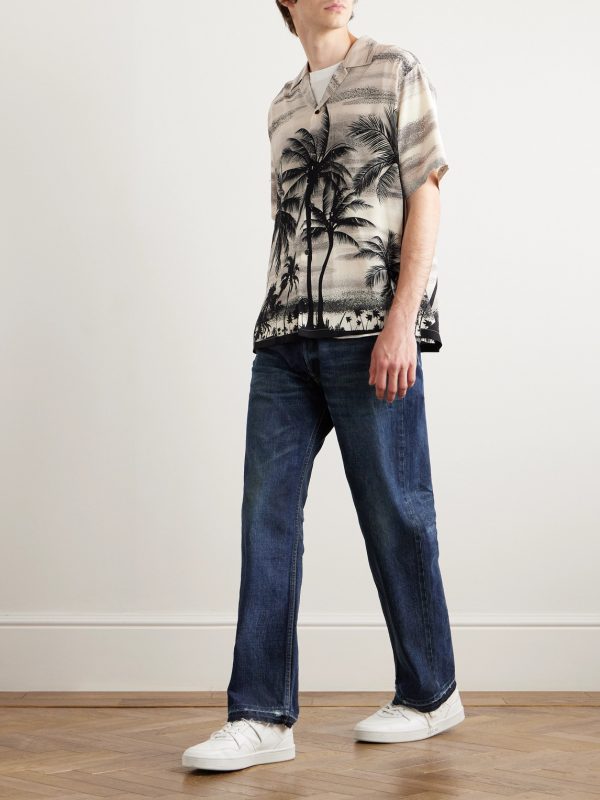 Wesley Straight-Leg Distressed Jeans - OU Wesley Straight-Leg Distressed Jeans - OU