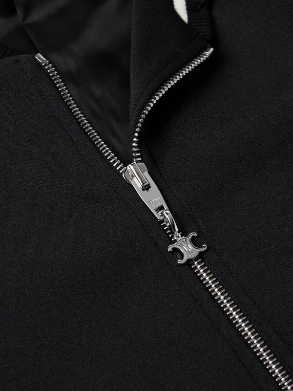 Teddy Slim-Fit Logo-Embroidered Jersey Jacket - CU
