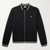 Teddy Slim-Fit Logo-Embroidered Jersey Jacket