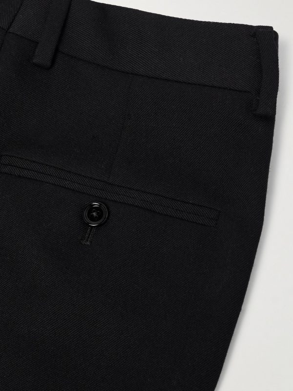 Slim-Fit Wool-Twill Trousers - CU Slim-Fit Wool-Twill Trousers - CU