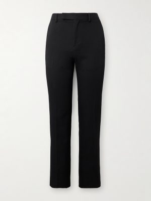 Slim-Fit Wool-Twill Trousers Slim-Fit Wool-Twill Trousers