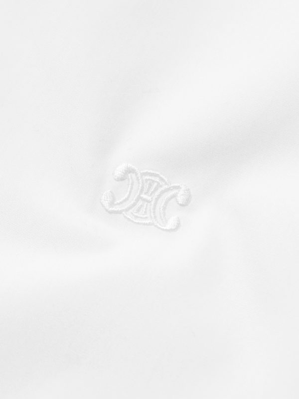 Logo-Embroidered Cotton-Poplin Shirt - CU