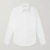 Logo-Embroidered Cotton-Poplin Shirt