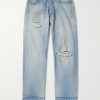Wesley Straight-Leg Distressed Jeans Wesley Straight-Leg Distressed Jeans