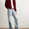 Wesley Straight-Leg Distressed Jeans - OU Wesley Straight-Leg Distressed Jeans - OU