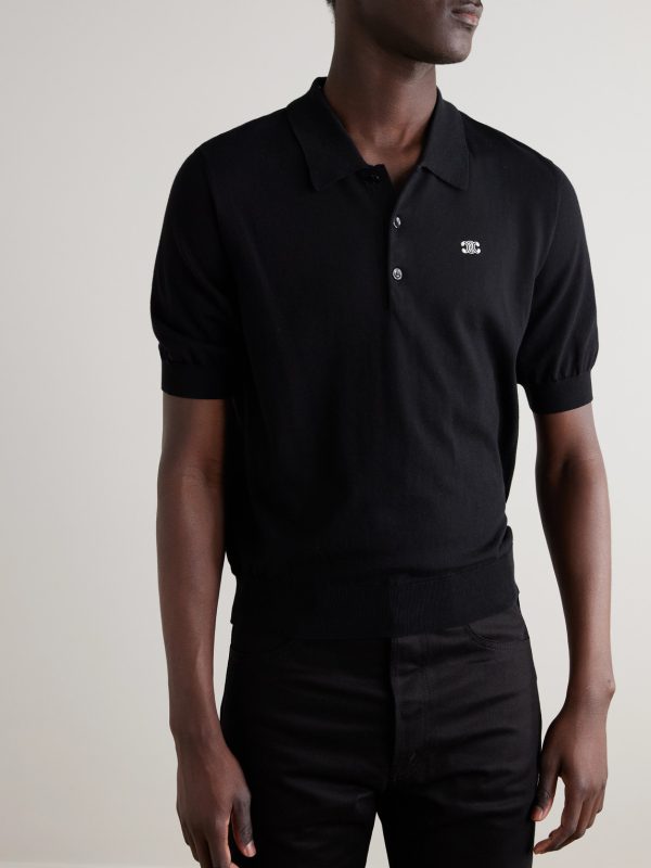 Slim-Fit Logo-Embroidered Cotton Polo Shirt - FR Slim-Fit Logo-Embroidered Cotton Polo Shirt - FR