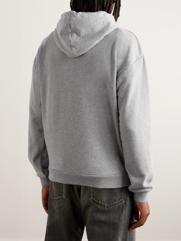 Logo-Print Cotton-Jersey Hoodie - BK Logo-Print Cotton-Jersey Hoodie - BK