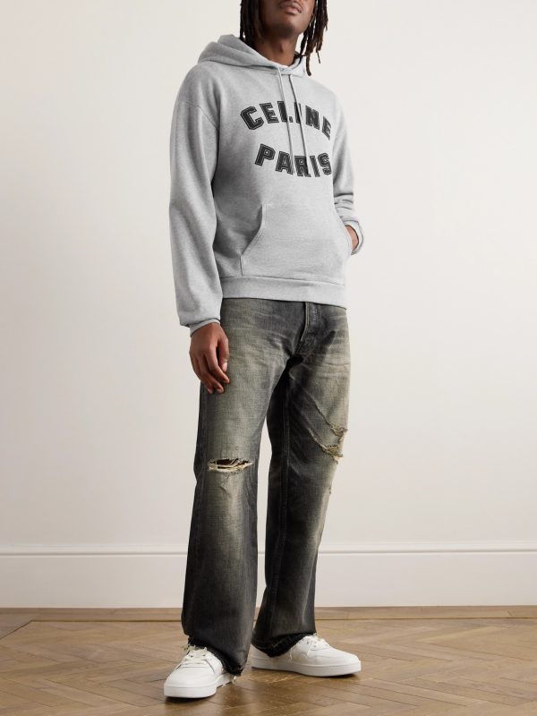 Logo-Print Cotton-Jersey Hoodie - OU Logo-Print Cotton-Jersey Hoodie - OU