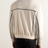 Logo-Embroidered Mesh-Trimmed Jersey Track Jacket - BK
