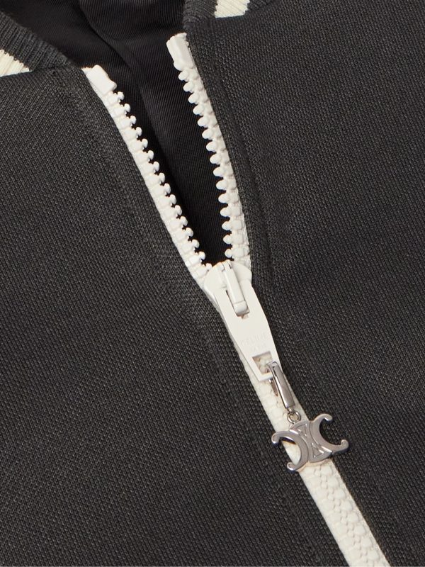 Triomphe Teddy Slim-Fit Logo-Embroidered Tech-Jersey Track Jacket - CU