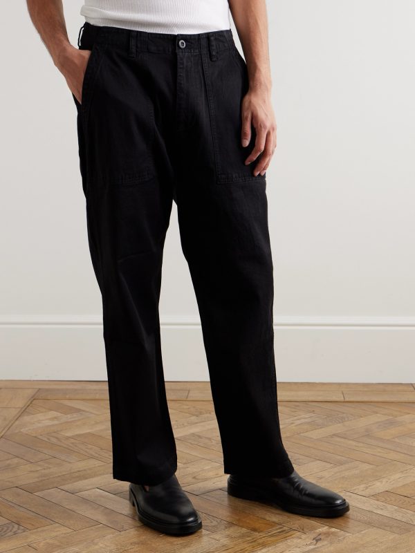 Straight-Leg TENCEL™ Lyocell-Blend Twill Trousers - FR Straight-Leg TENCEL™ Lyocell-Blend Twill Trousers - FR