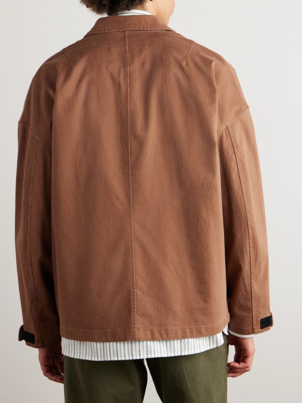 Mercer Textured Cotton-Blend Jacket - BK Mercer Textured Cotton-Blend Jacket - BK